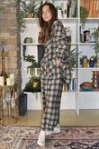 Patrick Plaid Brushed Cotton Demi Bloom Pant Earth